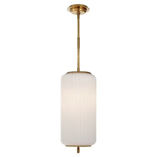 Visual Comfort - Eden Pendant - Antiqued Brass - Gold | Hanging Light, Lanterns - Hardwired - Practical, Aesthetic | One Kings Lane