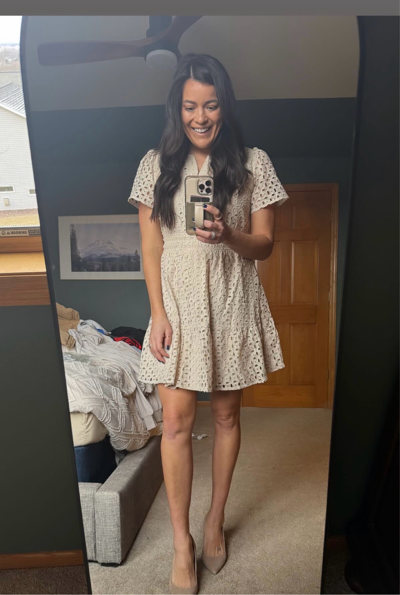 Perfect transition to spring dress! I find it runs TTS with lots of fun colors. 🤍

#LTKBeauty #LTKWorkwear