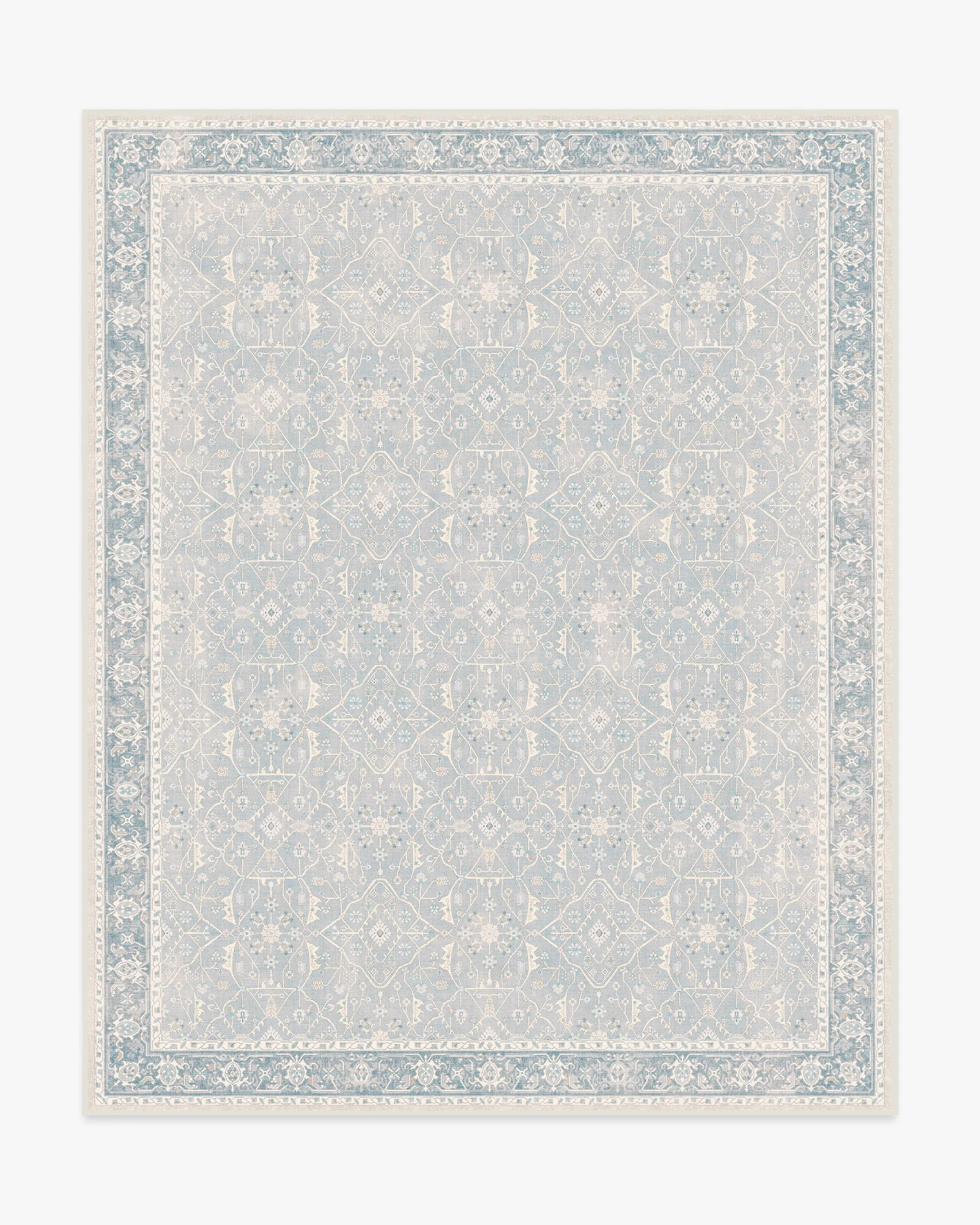 Celestine Soft Blue Flatwoven Rug | Ruggable