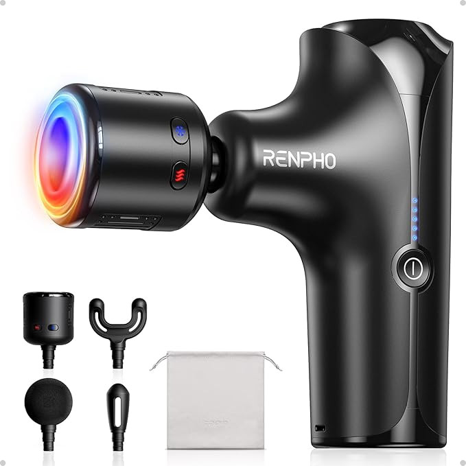 RENPHO Mini Thermacool Massage Gun with Heat and Cold, Mothers Day Gifts, Professional Pocket-Siz... | Amazon (US)