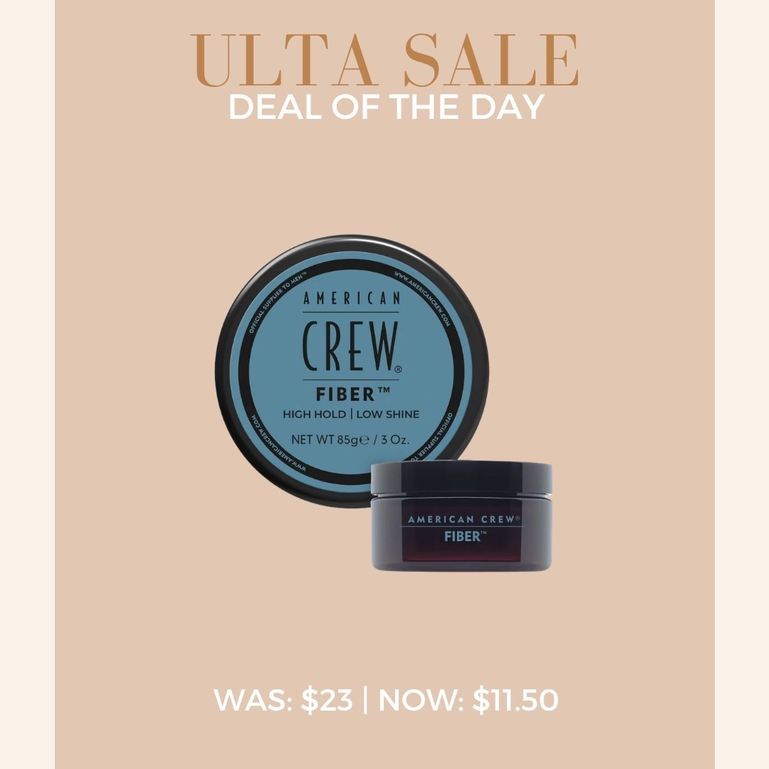 Ulta 21 Days of Beauty Deal of the Day! ✨
American Crew - Fiber

#LTKSaleAlert