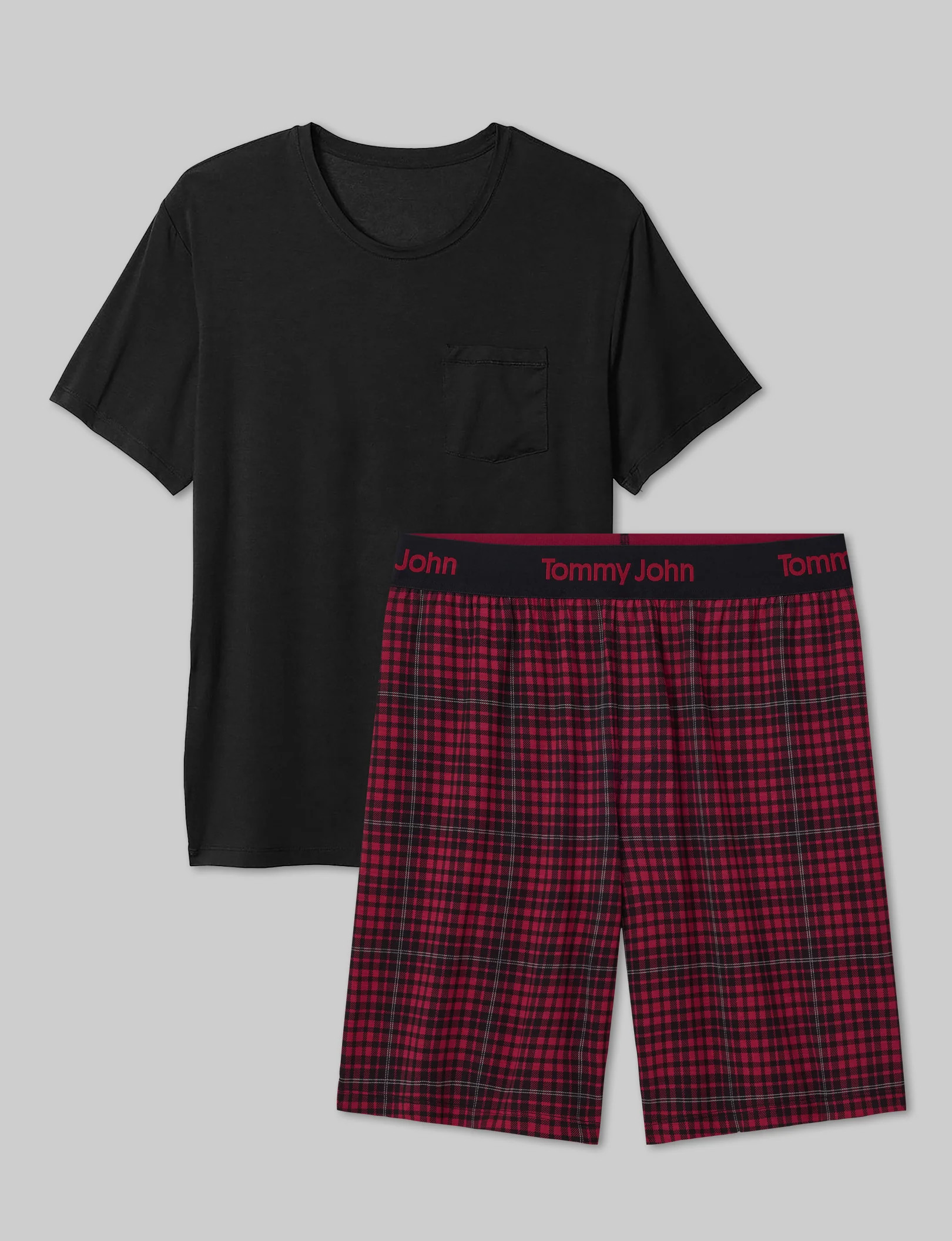 Second Skin Sleep Pocket Tee & Short Set | Tommy John