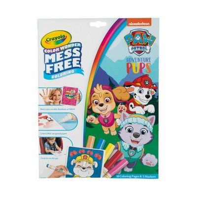 Crayola Color Wonder PAW Patrol Coloring Pages Set | Target