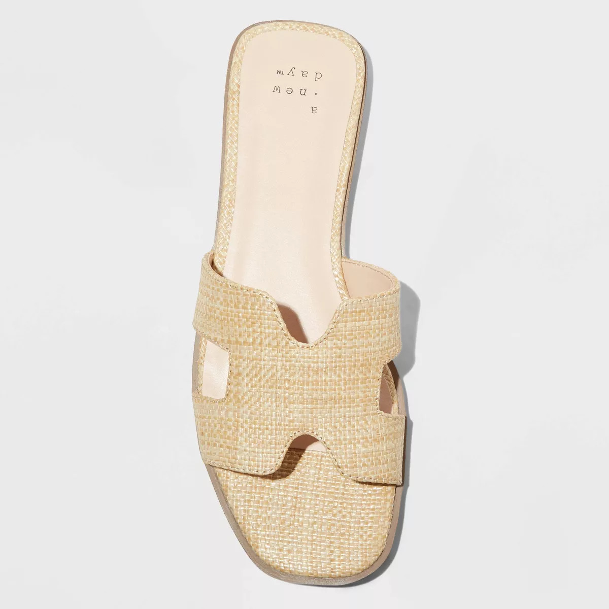 Women's Nina Slide Sandals - A New Day™ Beige 7 | Target