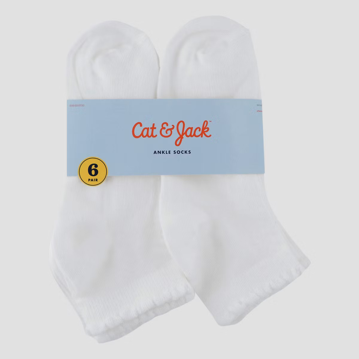 Girls' Casual Ankle Socks 6pk - Cat & Jack™ White | Target