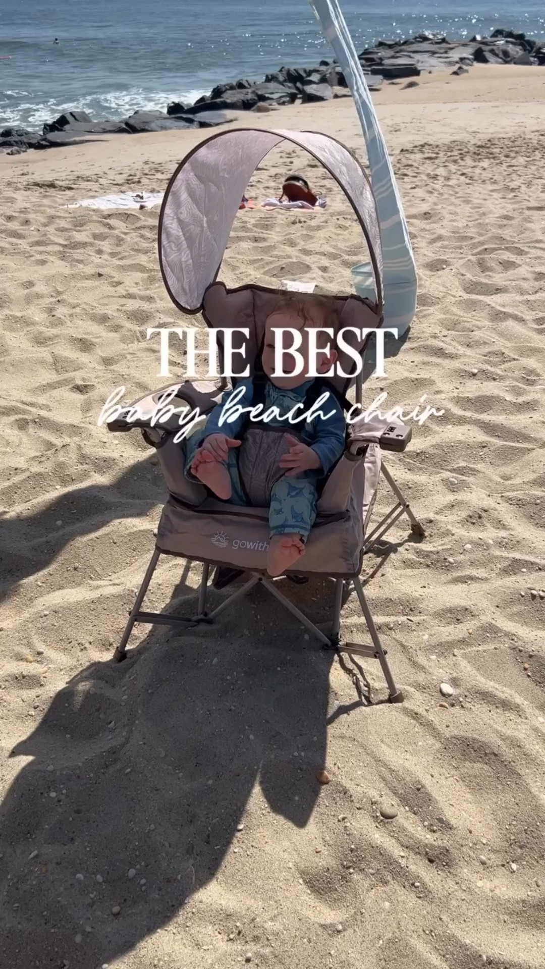 the perfect summer baby chair! Comment BABY and I'll send you the link! If you're not following me @bymeghang the link won't go through so be sure to follow first and then comment! 

We used this chair at the beach, the park, the backyard, the pool - it works anywhere and the snack tray and sunshade are elite features! 

#summerbaby #babymusthaves
