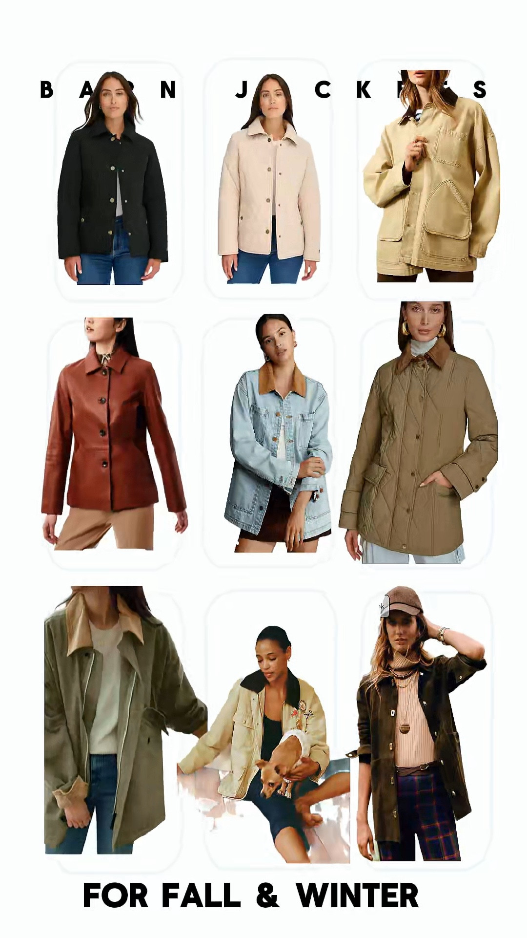 One of the hot trends for Fall & Winter is Barn Jackets! I love them for their versatility, layerablity, causal vibe and ease of travel. 

#LTKOver40 #LTKStyleTip #LTKTravel