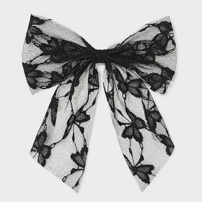 Lace Bow Hair Barrette - Wild Fable™ Black | Target