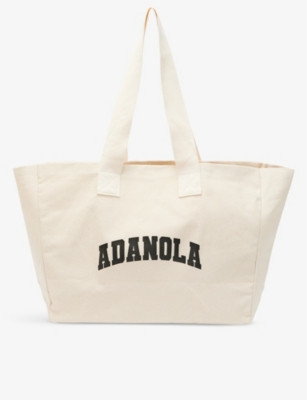 Varsity cotton-canvas tote bag | Selfridges