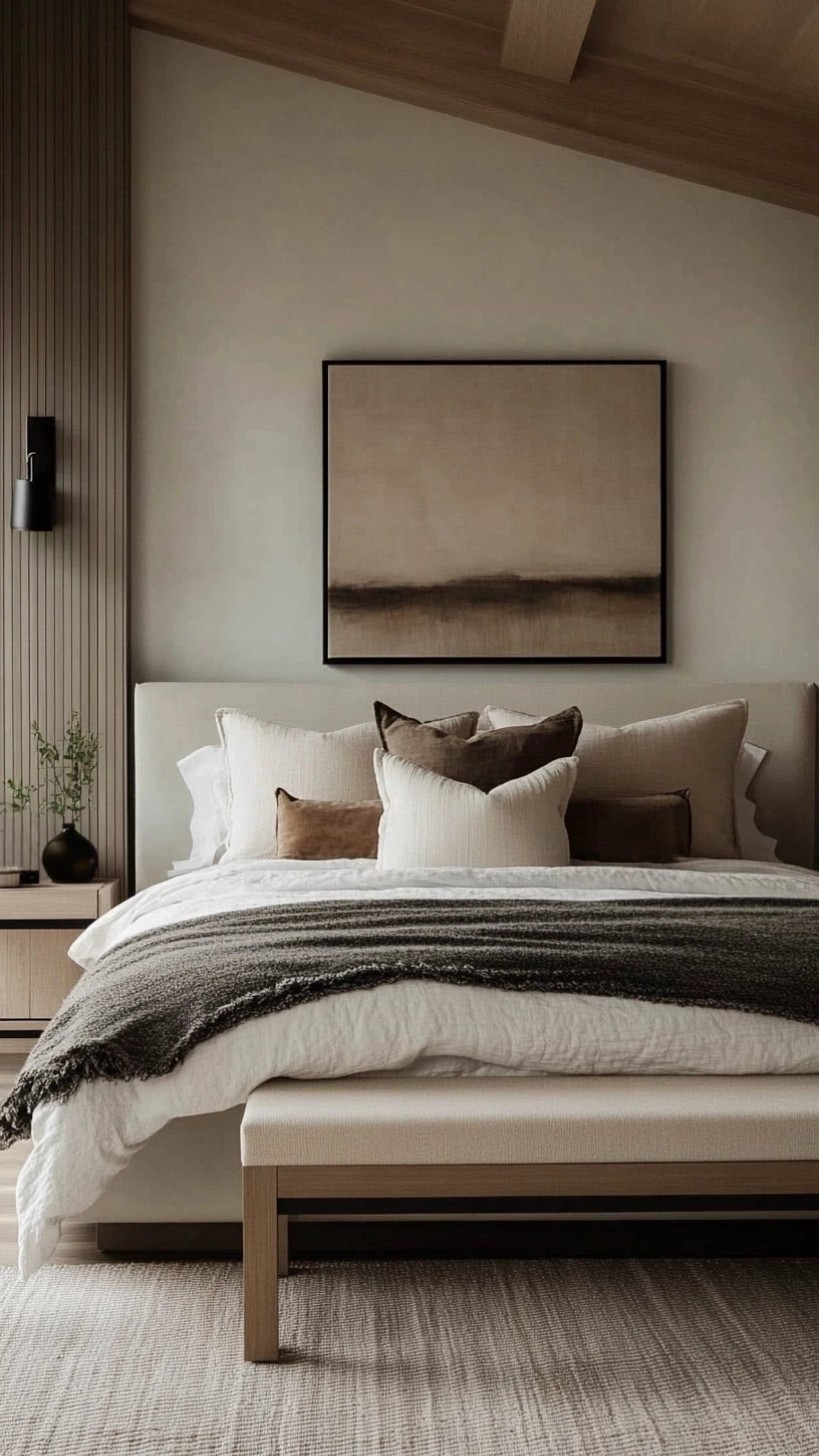 Neutral textures + rich tones create this dreamy primary bedroom 🤎

#LTKSaleAlert #LTKHome
