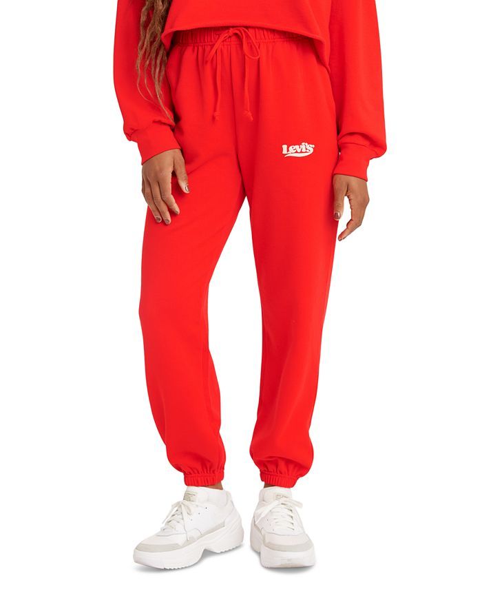 Levi's Women's Benchwarmer Logo Jogger Sweatpant & Reviews - Pants & Capris - Women - Macy's | Macys (US)