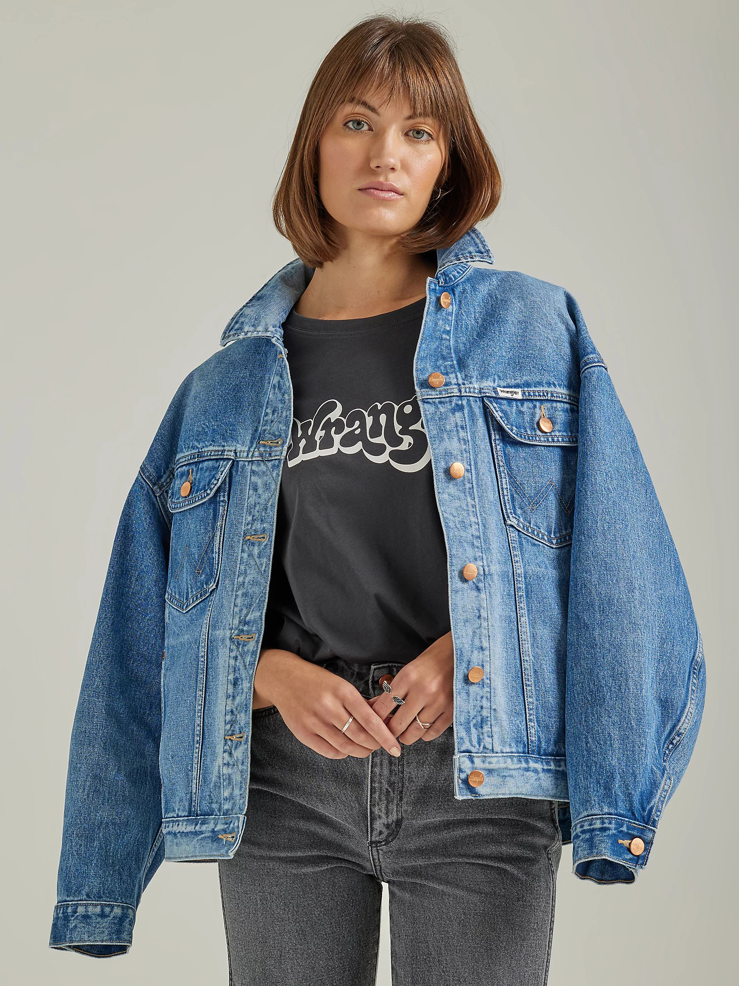 Women's Heritage Jumbo Trucker Jacket in Sukie | Wrangler