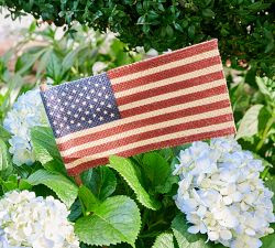 Liberty Burlap Flag - Set of 4 | Pottery Barn (US)
