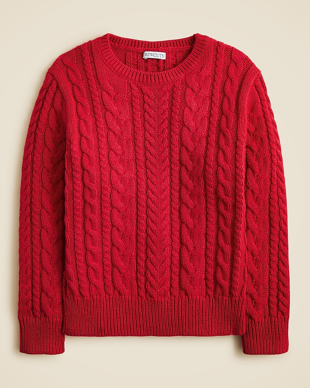 Kids' cable-knit crewneck sweater | J. Crew US