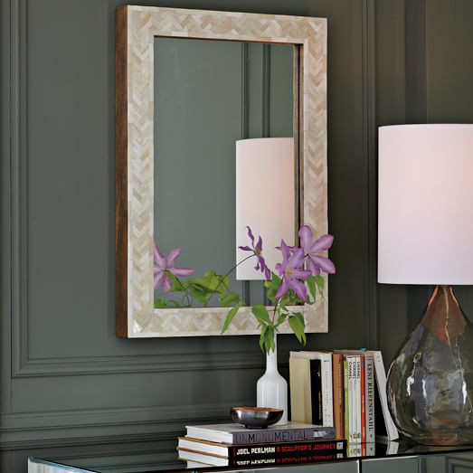 Parsons Wall Mirror, Bone Inlay | West Elm (US)