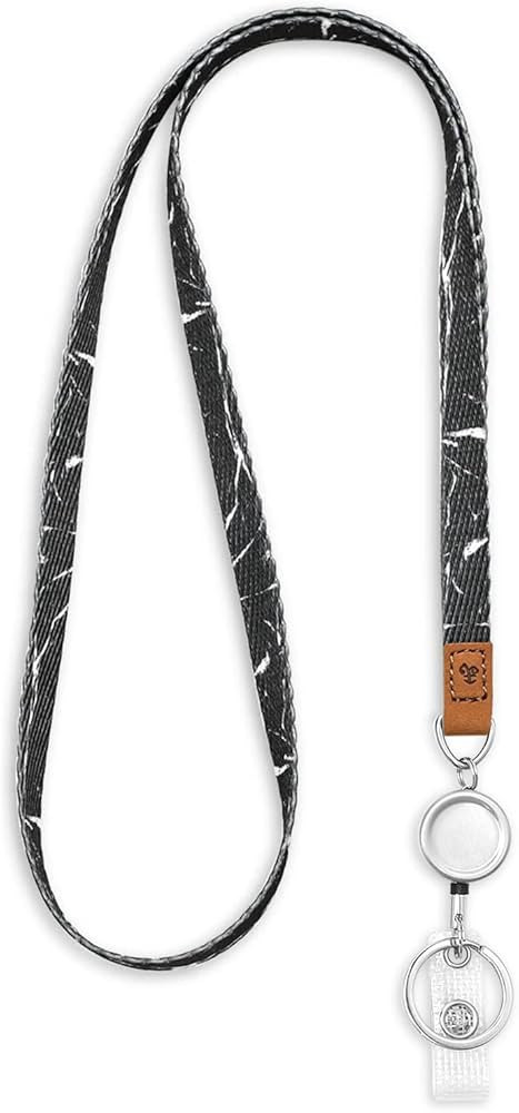 MNGARISTA Necklace Teacher Lanyard, Retractable ID Lanyard for Women, Geometric Triangle | Amazon (US)