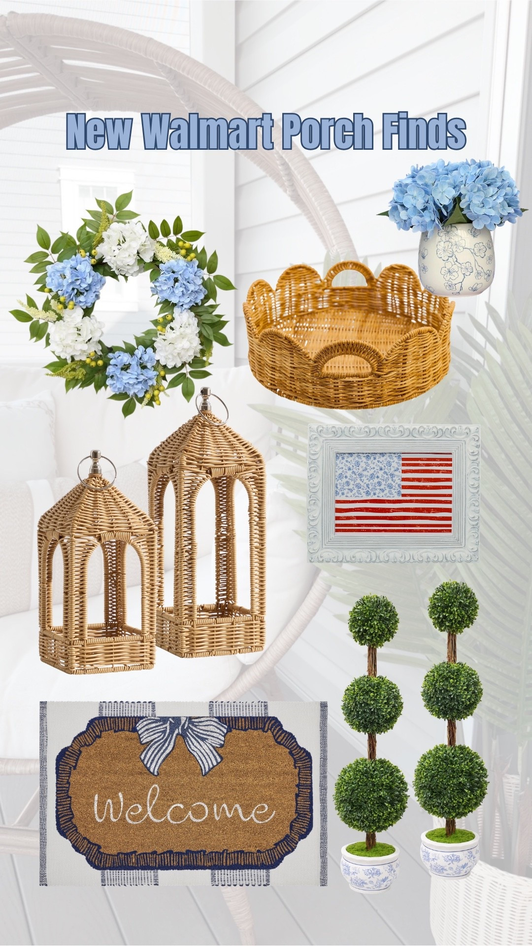 New finds perfect for your Americana themed coastal porch 

#LTKHome #LTKSeasonal #LTKSaleAlert