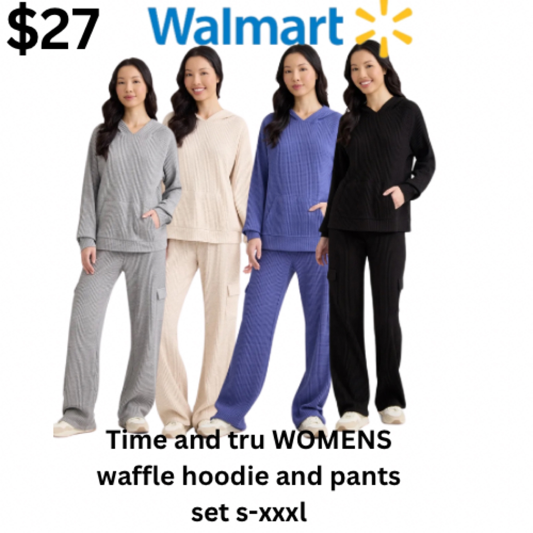 Loungewear set at Walmart for $27! 

#LTKFindsUnder50 #LTKStyleTip #LTKU
