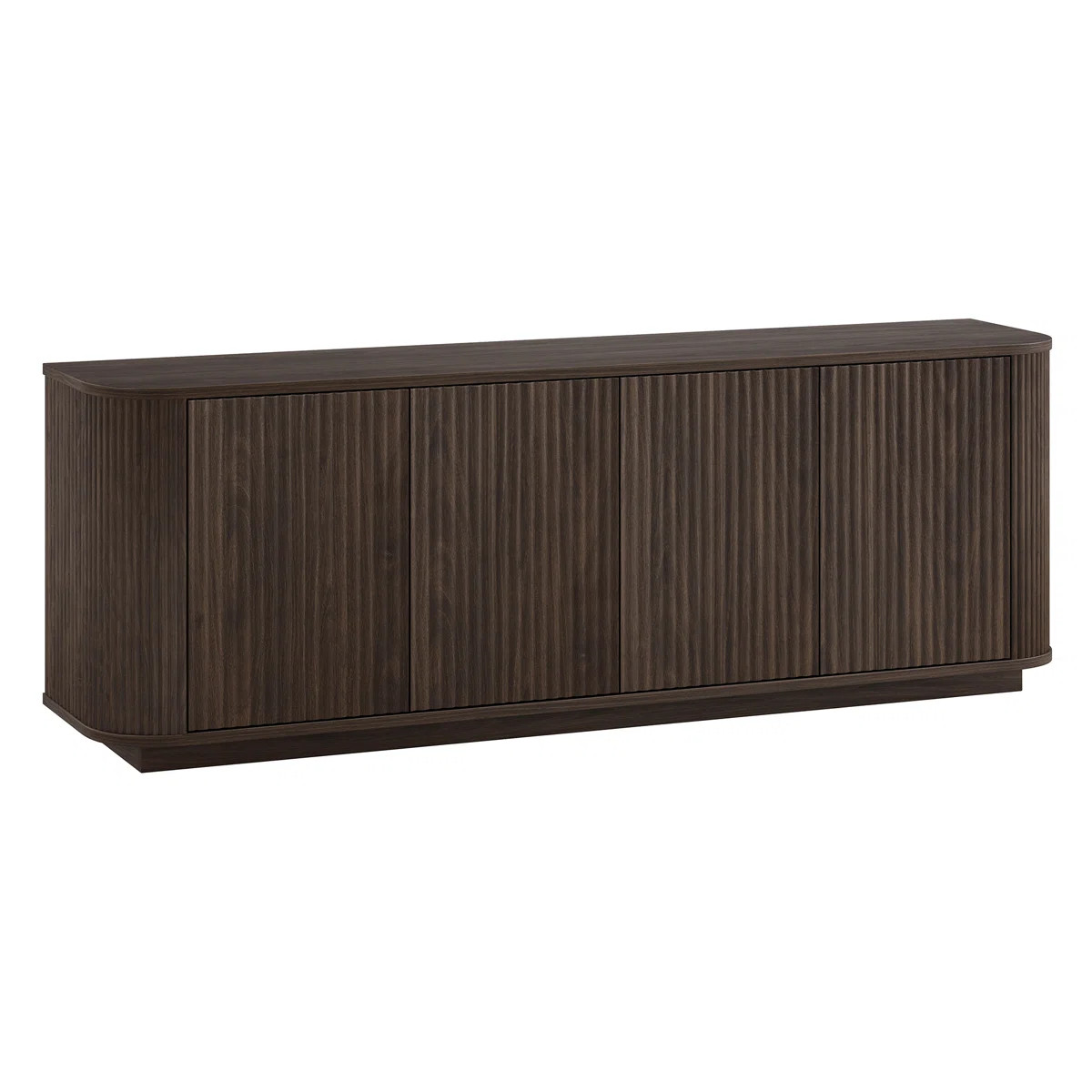 Canton Rectangular TV Stand for TV's up to 75" in Alder Brown | Wayfair North America