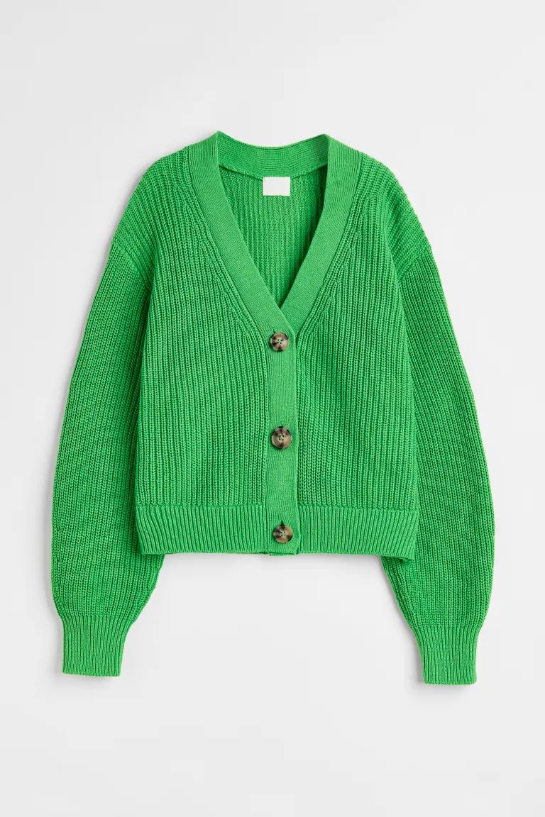 Rib-knit Cardigan | H&M (US)