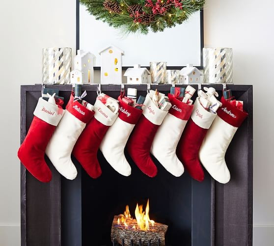 Classic Velvet Stockings | Pottery Barn (US)