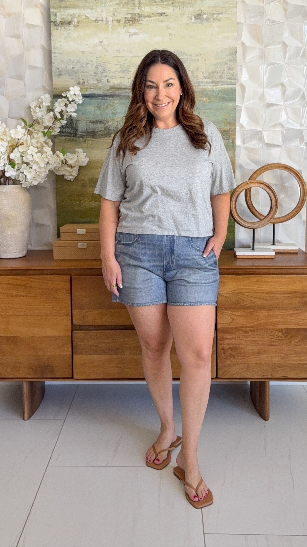 Rag & Bone Miramar Terry Shorts Fit tips: wearing large | 14″ rise, 4″ inseam

These pull-on shorts are that sweatshirt “terry” material and thought oh they could be so comfy, but really they just look frumpy. For over $100 they just are not worth the $$ for me.

#LTKSeasonal #LTKOver40 #LTKMidsize