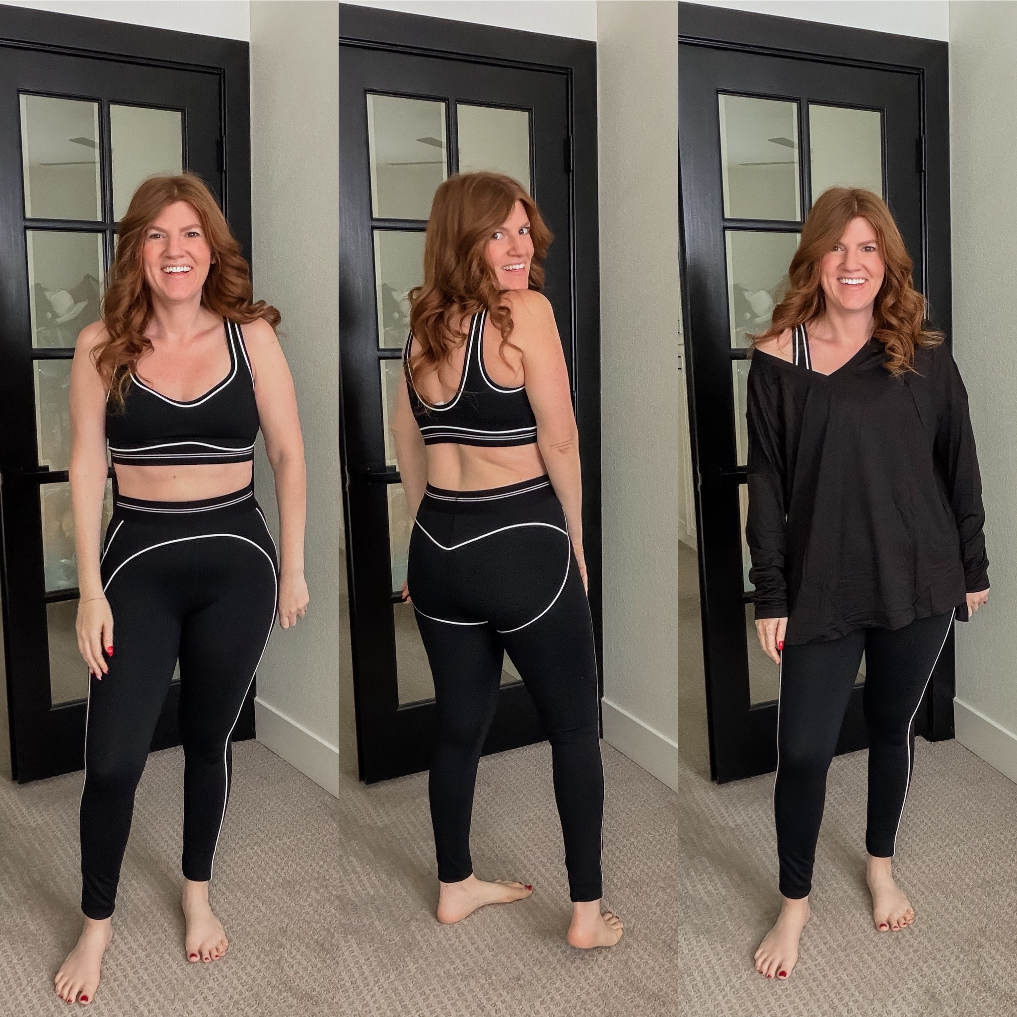 Workout set from Amazon giving designer vibes. Size medium. 

#LTKfitnessgoals #LTKSeasonal #LTKootd