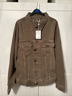 Raey Women's JK3357 Denim Jacket Brown Fashion Oversized Fit Jacket Size S/M | eBay UK