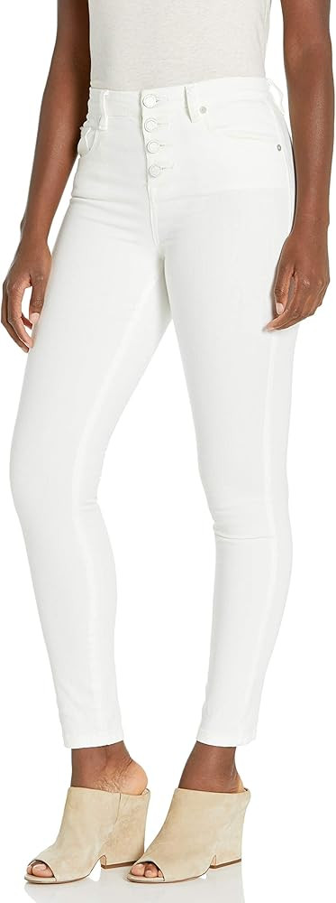 [BLANKNYC] Womens High Rise Five Pocket Stretch Skinny with Exposed Button ClosureJeans | Amazon (US)