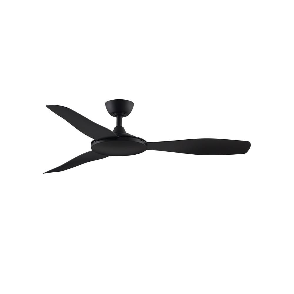 FANIMATION GlideAire 52 in. Indoor/Outdoor Black Ceiling Fan with Remote Control | The Home Depot