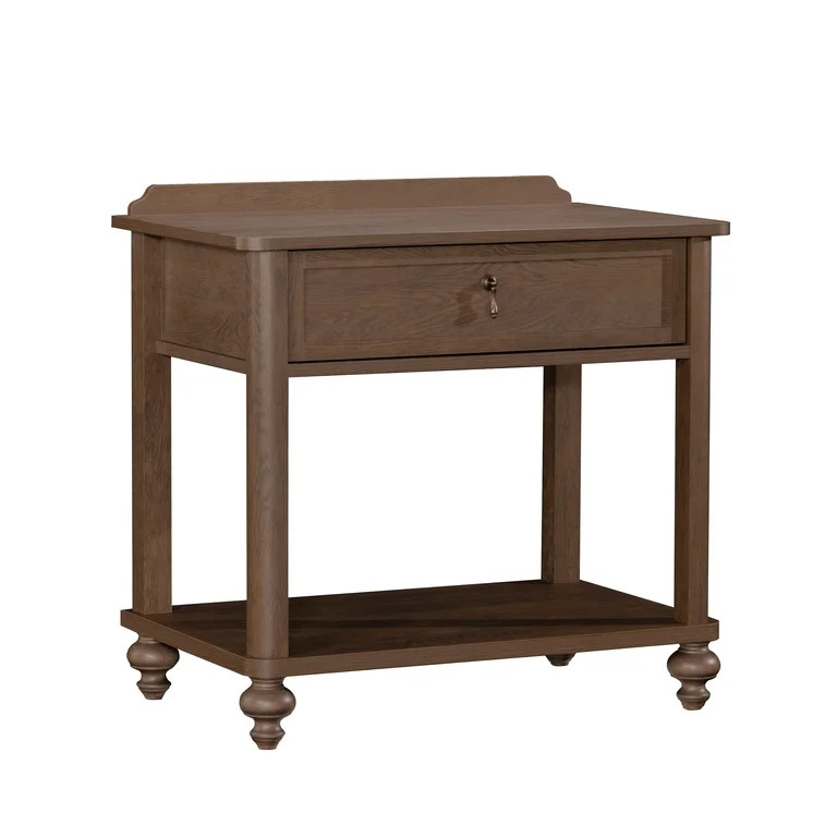 My Texas House Hartwell 1-Drawer Nightstand, Heritage Oak Finish | Walmart (US)
