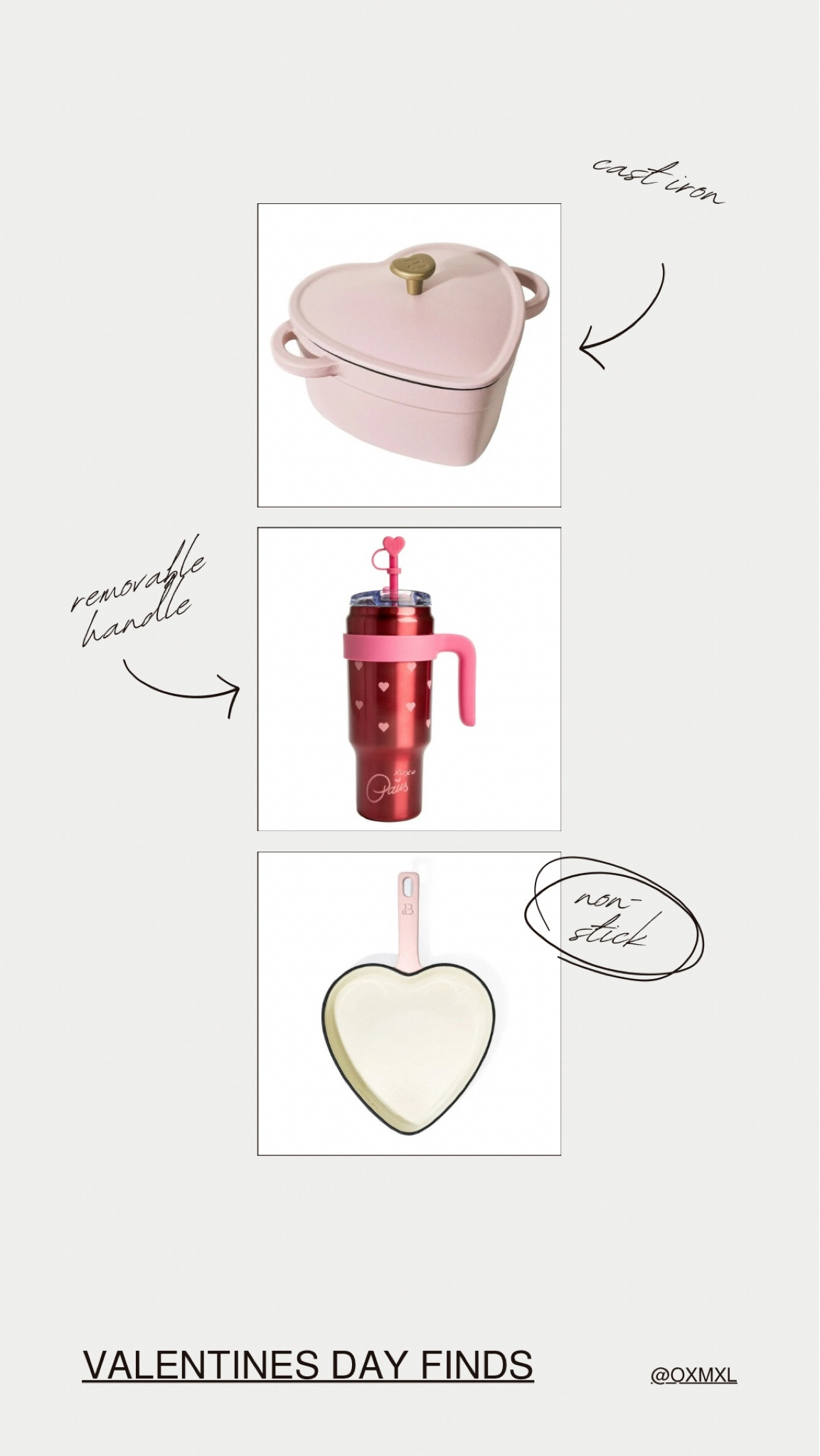 the cutest Valentine’s Day finds for your kitchen from Walmart 🩷 I’m obsessed! 

From the Beautiful by Drew Barrymore cast iron heart skillet and Dutch oven in Pink Champagne to the Paris Hilton pink metallic tumbler, these pieces are perfect for adding a touch of love to your cooking and sipping. 🌸 

Whether you’re baking sweet treats or enjoying your favorite drink, these finds are functional and adorable! ✨
#ValentinesDayKitchen #PinkKitchenDecor #LTKhome #WalmartFinds #ValentinesDay2025 #tumbler 

#LTKHome #LTKSeasonal #LTKFindsUnder50