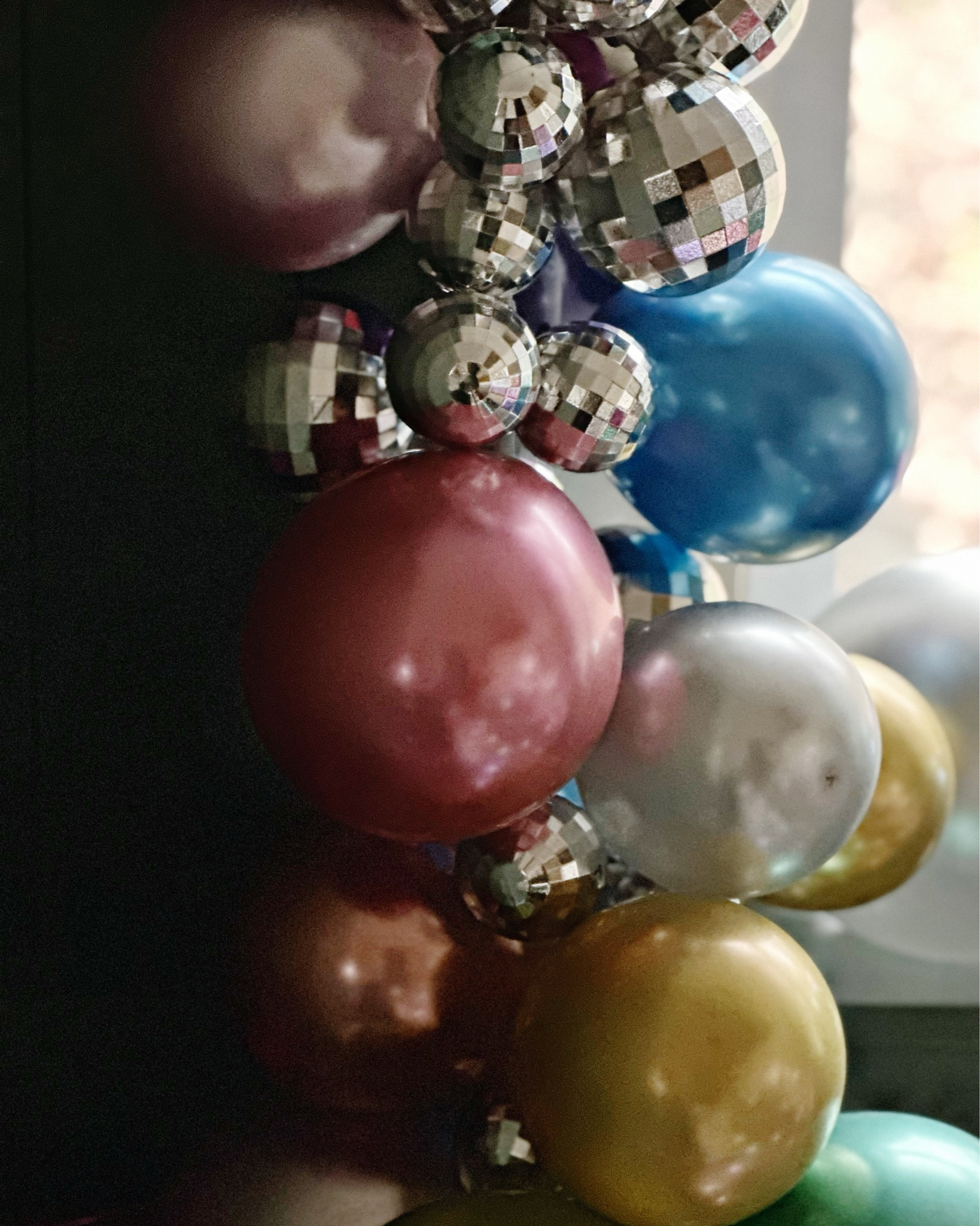 If you’ve got a girls birthday party coming up and you want to incorporate disco balls use this idea… I took disco ball garland (which comes in several colors!) and twist your balloon garland around the disco ball garland. It creates a gorgeous display. But the disco ball garland is only available at Christmastime so make sure you plan ahead! 

Teen birthday, girls birthday decorations, pre-teen birthday, tween birthday 

#LTKKids #LTKStyleTip #LTKParties