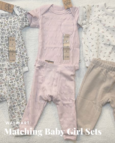 The cutest baby girl matching sets from Walmart!! 

#LTKkids #LTKfamily #LTKbaby