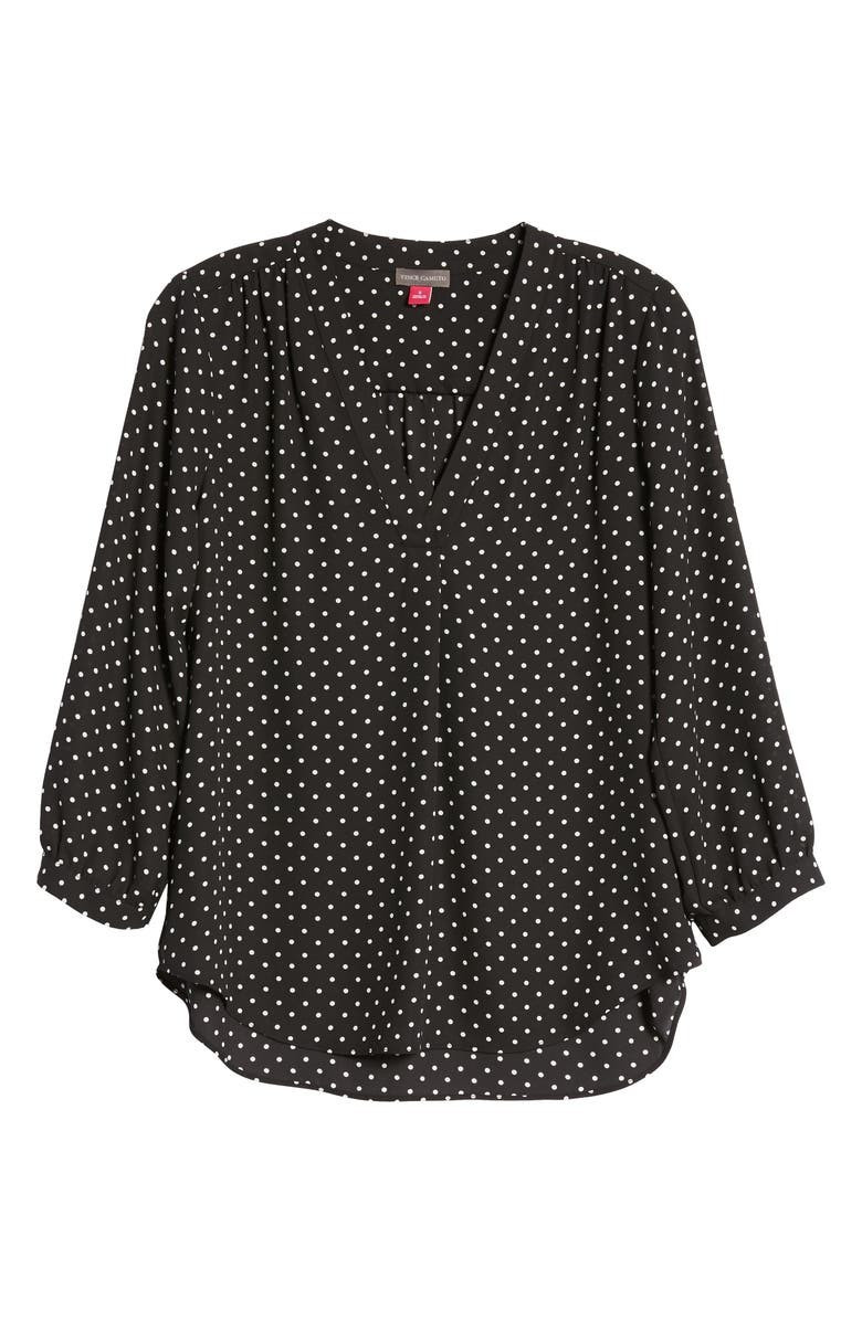 Polka Dot V-Neck Top | Nordstrom