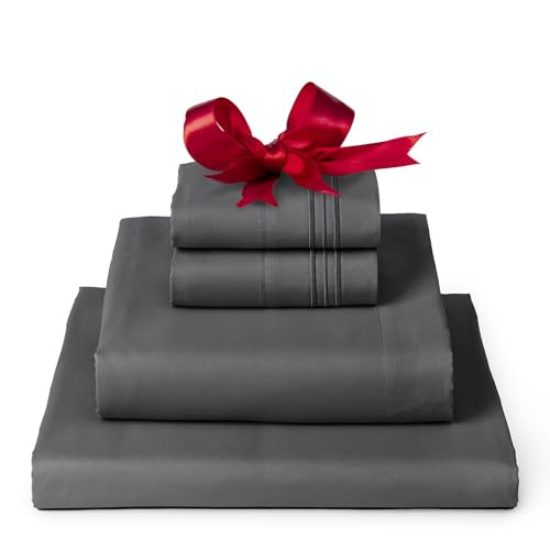 Mellanni King Sheets Set - 4 PC Iconic Collection Bedding Sheets & Pillowcases - Hotel Luxury, Ex... | Amazon (US)