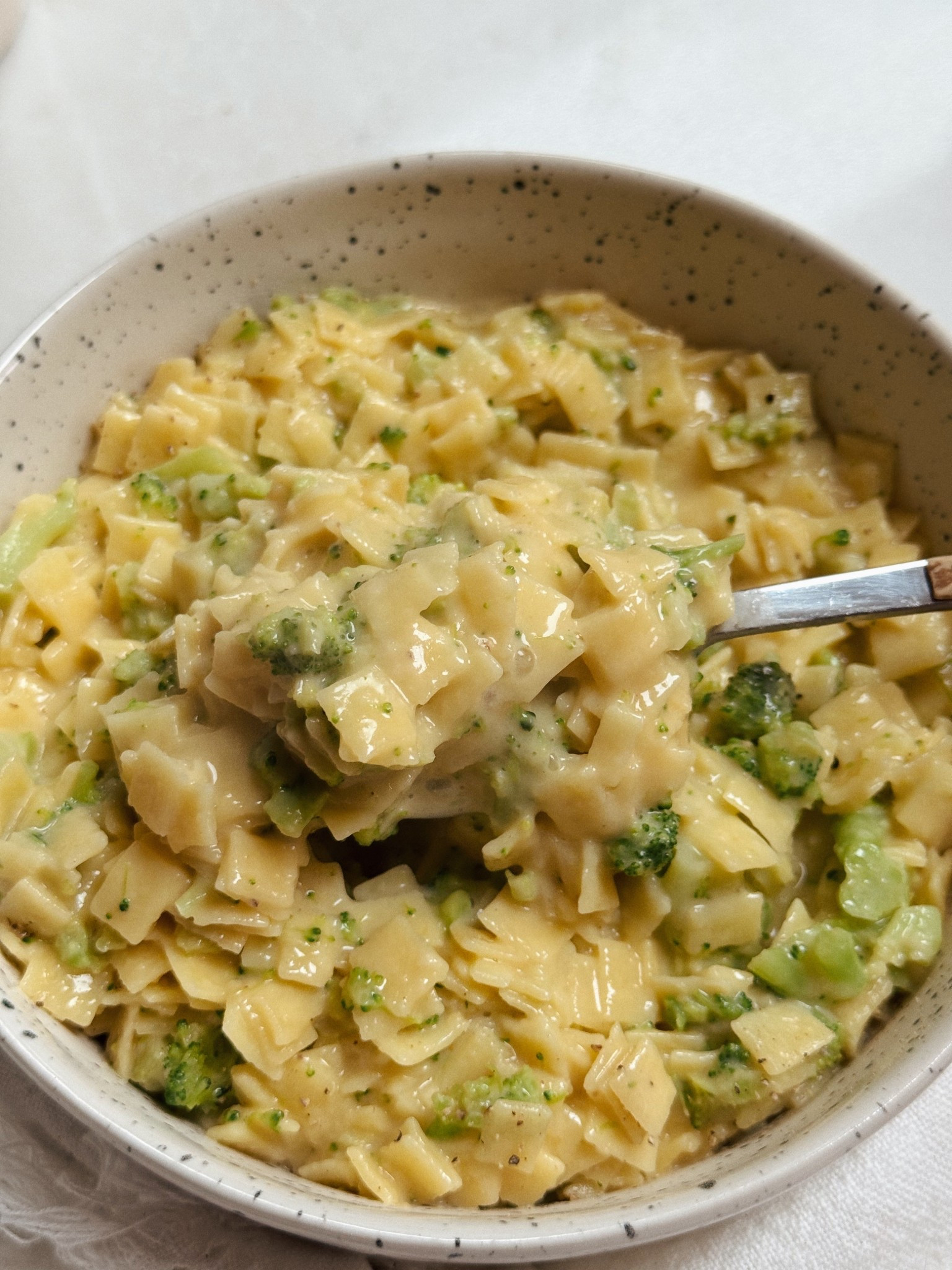 Quadrucci pasta shape - aka tiny little squares.