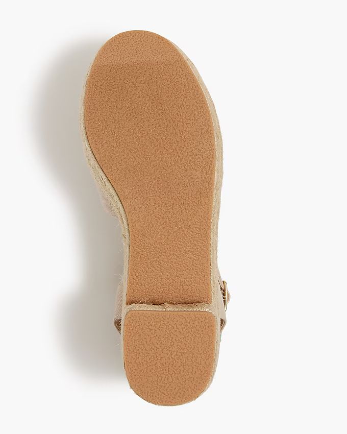 Platform espadrille sandals | J.Crew Factory