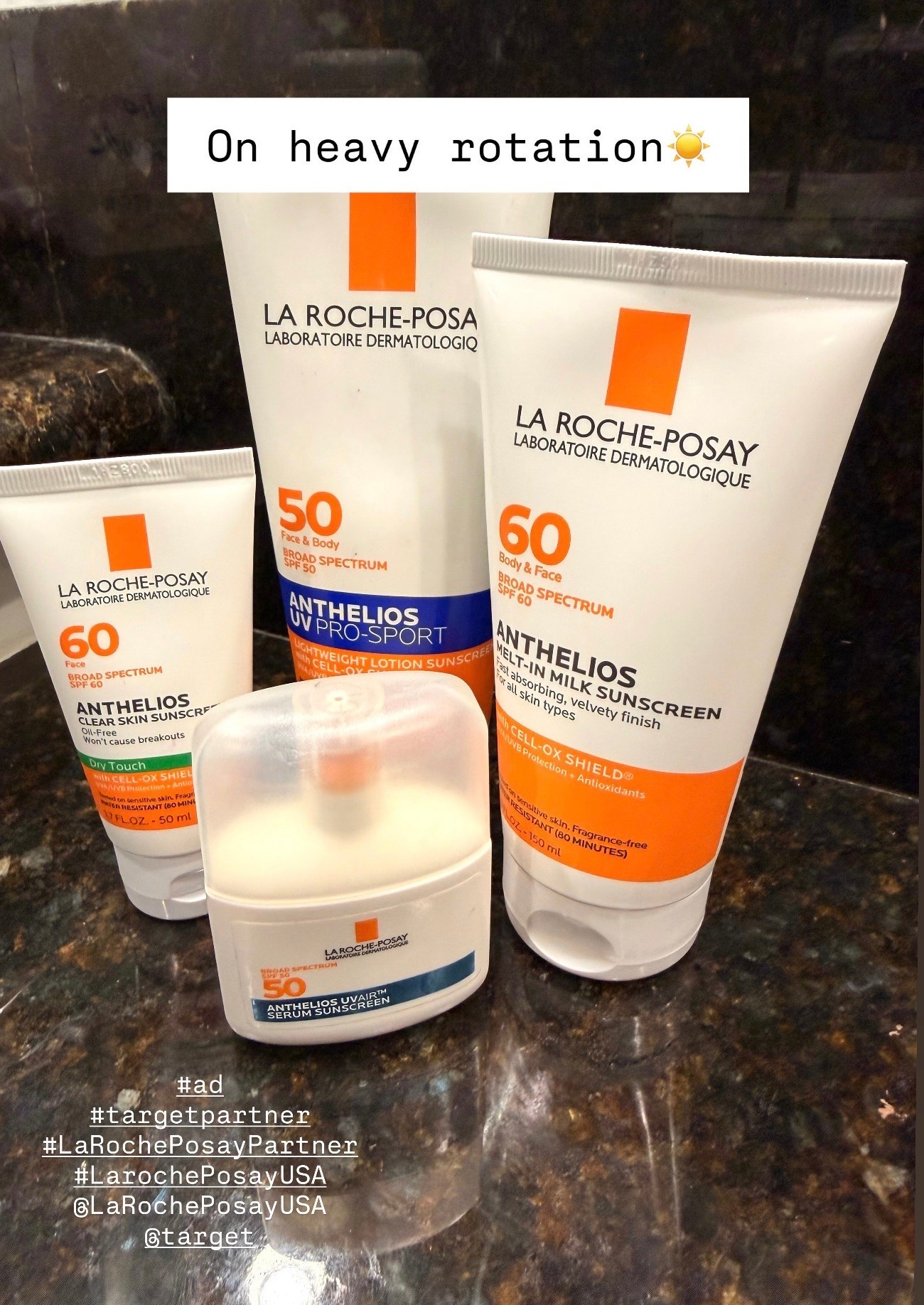 #ad 
#LaRochePosayPartner
#targetpartner
#LarochePosayUSA 
@LaRochePosayUSA
@Target


La Roche-Posay Anthelios UVAir Serum Sunscreen -this is the face sunscreen I use daily and perfect under makeup. Also on heavy rotation are the UV Pro Sport and Melt-in Milk Sunscreen.

#LTKOver40 #LTKBeauty #LTKselfcare