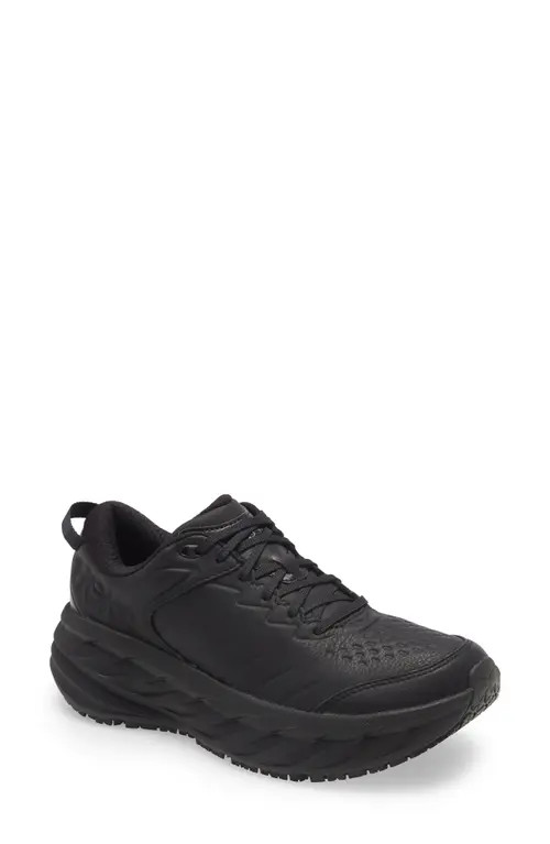HOKA Bondi SR Shoe in Black/Black at Nordstrom, Size 12 | Nordstrom