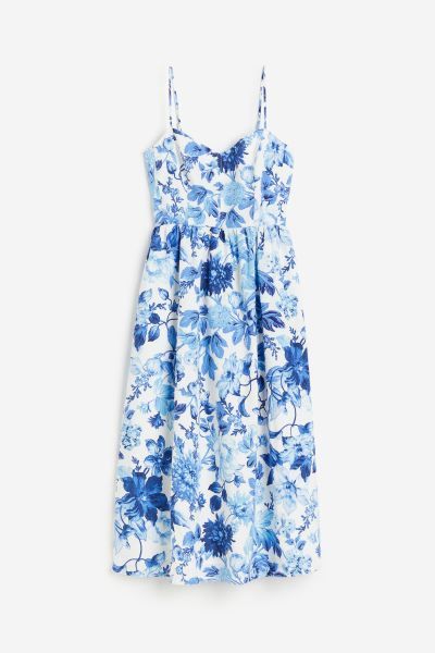 Linen-blend dress | H&M (UK, MY, IN, SG, PH, TW, HK)