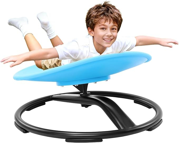 Zhenx Spinning Chair for Autistic Kids (Ages 3-18) - 220lbs Capacity Sensory Swivel Seat - Sensor... | Amazon (US)