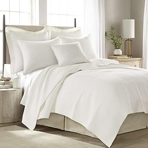 Levtex Home - Cross Stitch Quilt Set - 100% Cotton - King Quilt (106x92in.) + 2 King Shams (36x20in. | Amazon (US)