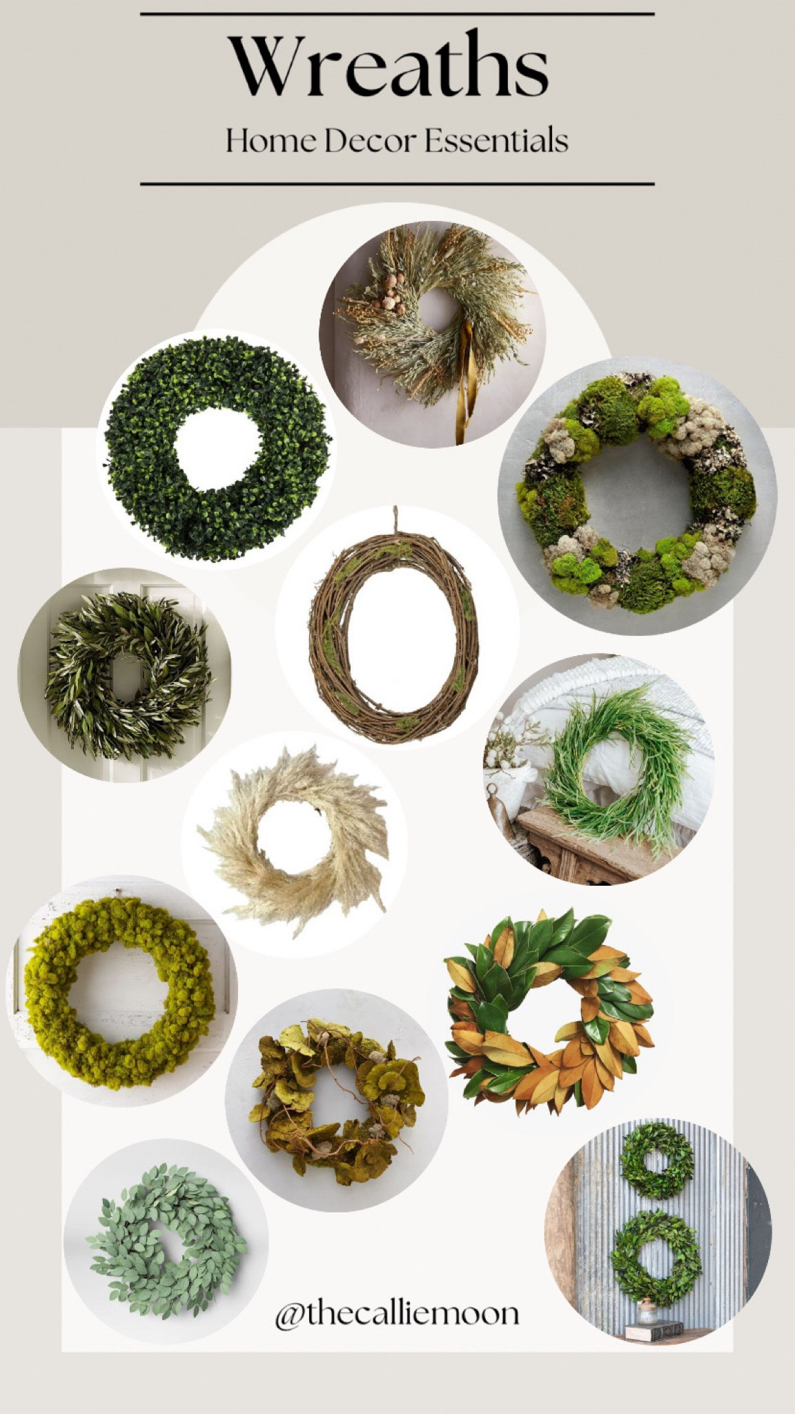 Wreaths Home Decor Essentials

#LTKFind #LTKhome #LTKSeasonal