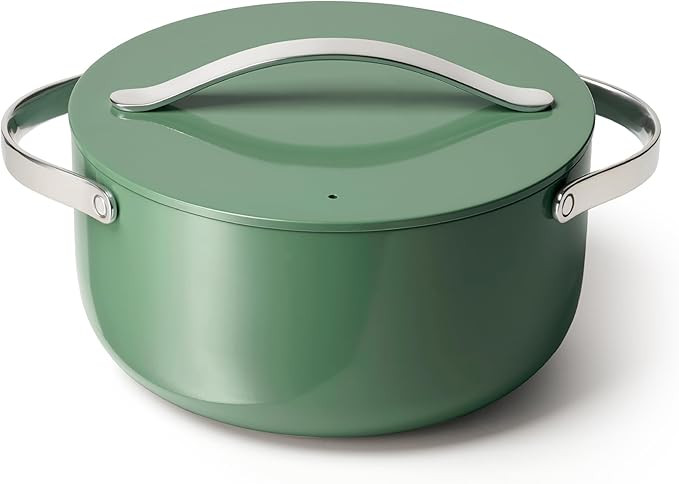 Caraway Nonstick Ceramic Dutch Oven Pot with Lid (6.5 qt, 10.5") - Non Toxic, PTFE & PFOA Free - ... | Amazon (US)