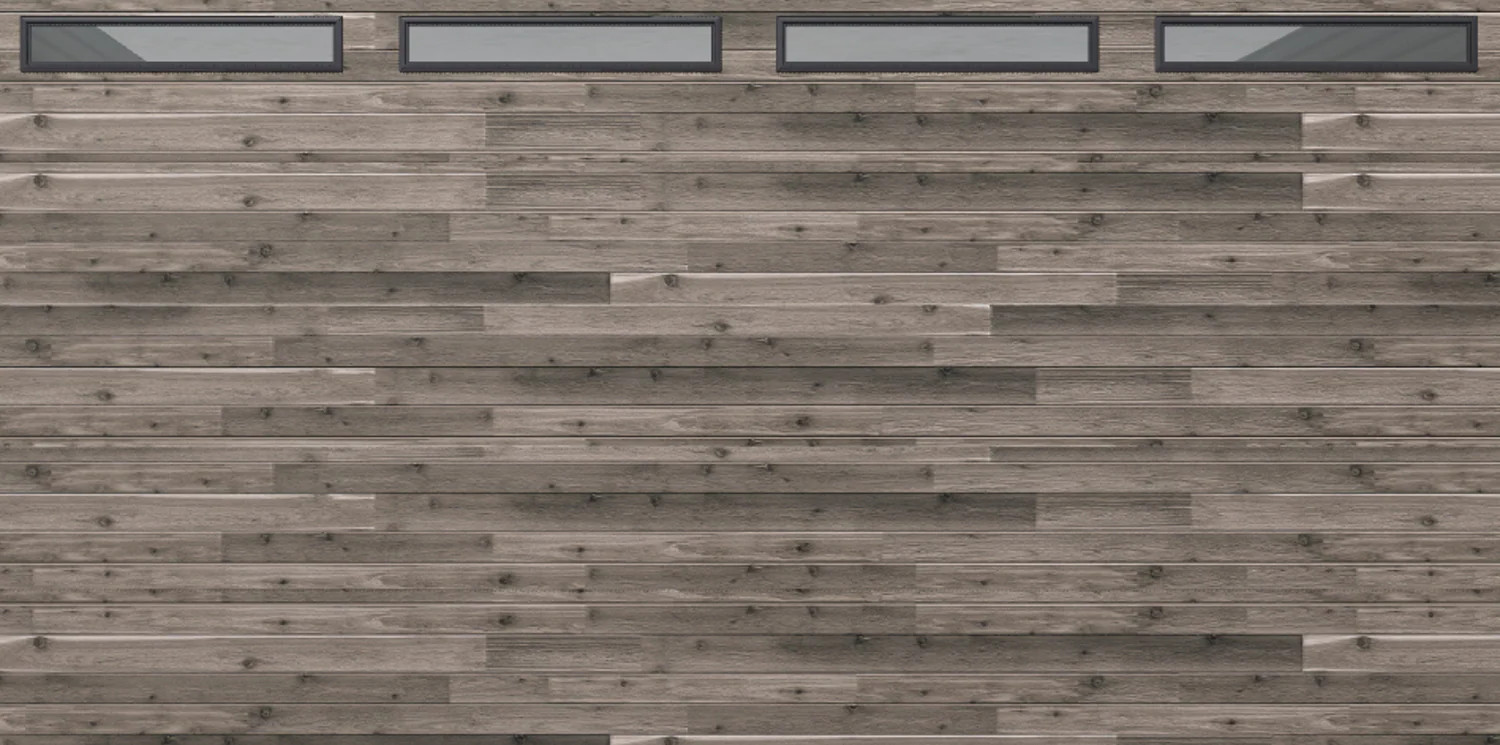 Wayne Dalton 8300 16-ft x 8-ft 12.12 R-Value Insulated Beach Wood Double Garage Door with Windows one_size | WD8300CNTBPNLS168 | Lowe's