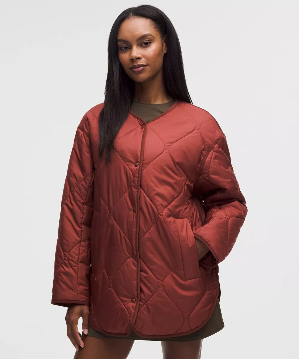 Gefütterte, isolierte Steppjacke | lululemon DE