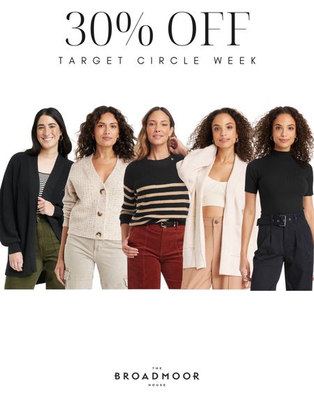 Target circle week is here! 30% off so many great pieces!


Target, target fashion, target find, sweater, fall outfits, fall fashion, cardigan, fall sweater 

#LTKstyletip #LTKsalealert #LTKSeasonal