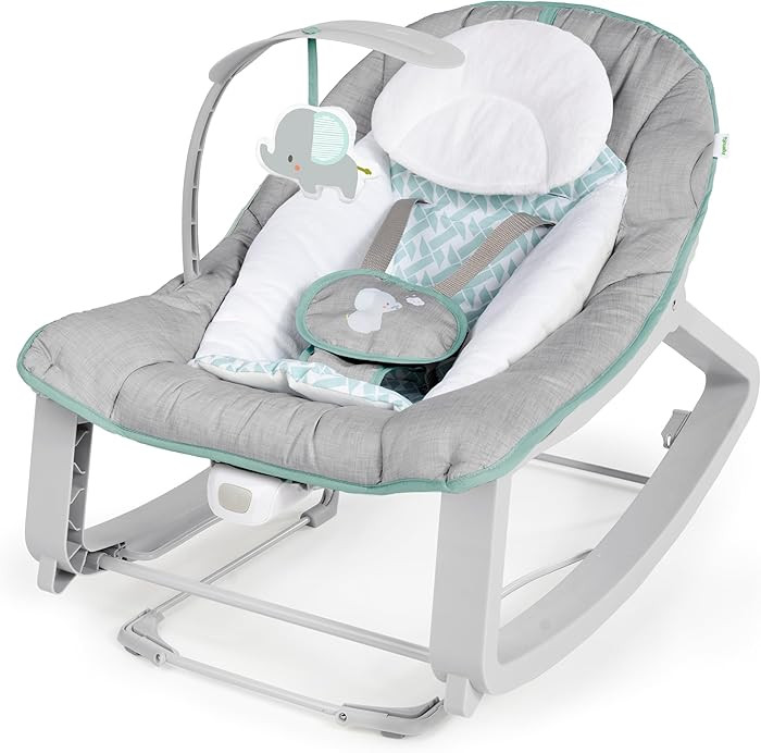 Ingenuity Keep Cozy 3-in-1 Grow with Me Vibrating Baby Bouncer, Seat & Infant to Toddler Rocker, ... | Amazon (US)