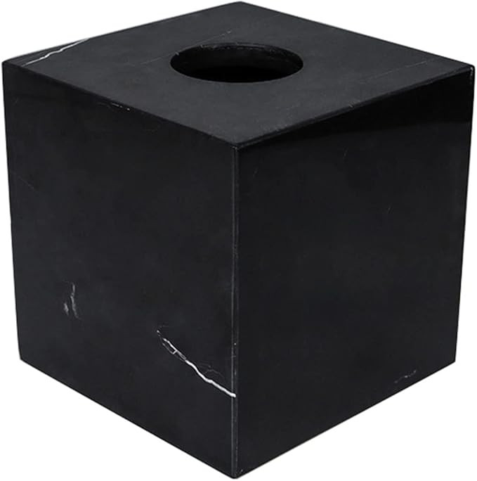 StonePlus Natural Smooth Marble Tissue Holder, Roll Paper Holder with Removable Acrylic Bottom fo... | Amazon (US)